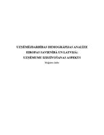 Term Papers 'Uzņēmējdarbības demogrāfijas analīze Eiropas Savienībā un Latvijā', 129.