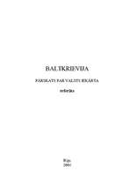 Research Papers 'Baltkrievija - pārskats par valsts iekārtu', 1.