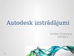 Presentations 'Autodesk izstrādājumi', 1.