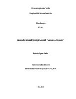 Research Papers 'Finanšu Analīze Uzņēmumā "Vanilla Travel"', 1.