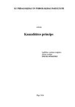 Research Papers 'Kauzalitātes princips', 1.