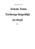 Summaries, Notes 'Ieskats Toma Treiberga biogrāfijā un dzejā', 1.