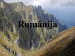 Presentations 'Rumānijas raksturojums', 1.