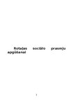 Summaries, Notes 'Rotaļas sociālo prasmju apgūšanai 1.-3.vecumposms', 1.