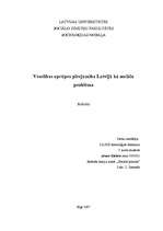 Research Papers 'Veselības aprūpes pieejamība Latvijā kā sociāla problēma', 1.