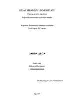 Summaries, Notes 'Darba alga', 1.
