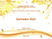 Presentations 'Salvador Dali', 1.