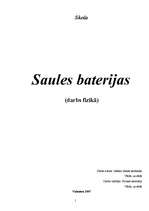 Research Papers 'Saules baterijas', 1.