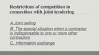 Presentations 'Joint Tendering Under EU Competition Law', 6.