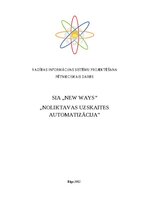 Research Papers 'Noliktavas uzskaites automatizācija', 1.