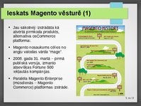 Presentations 'E-komercijas platforma Magento', 5.