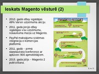 Presentations 'E-komercijas platforma Magento', 6.