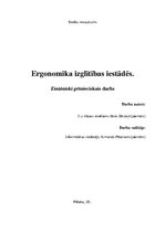 Research Papers 'ZPD Ergonomika izglītības iestādēs, teorētiskā daļa un noformējuma paraugs', 1.