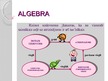 Presentations 'Algebra', 4.