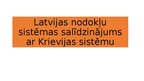 Presentations 'Latvijas nodokļu sistēmas salīdzinājums ar Krievijas sistēmu', 1.