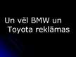 Presentations 'Īpaša pieprasījuma preces - BMW un Toyota automašīnas', 36.