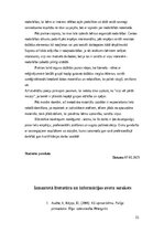 Practice Reports 'Agrīnās bērnības pedagoģiskā prakse', 31.