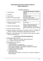 Samples 'Būvdarbu projekta vadītāja palīgs - amata apraksts', 1.