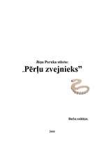 Essays 'Jāņa Poruka stāsts "Pērļu zvejnieks"', 1.