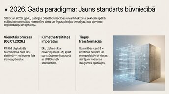 Presentations 'Zemesgabala apbūves attīstības potenciāls, BIM integrācija un ilgtspēja', 2.