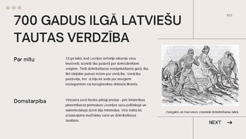 Presentations 'Mīti Latvijas vēsturē', 3.