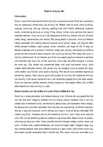 Essays 'Music in everyday life', 1.