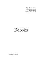 Research Papers 'Baroks. Baroks Latvijā', 1.