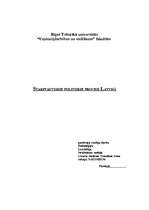 Research Papers 'Starptautiskie politiskie procesi Latvijā', 1.