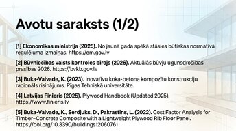 Presentations 'Pārsegumu slodžu aprēķini', 13.
