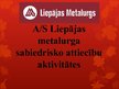 Presentations 'AS "Liepājas Metalurgs" sabiedrisko attiecību aktivitātes', 1.