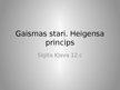 Presentations 'Gaismas stari. Heigensa princips', 1.