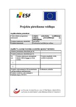 Research Papers 'Projekta pieteikums ES struktūrfondu valsts atbalsta programmai "Atbalsts nodarb', 5.