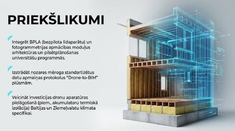 Presentations 'Dronu izmantošana būvniecības uzraudzībā un vadībā', 11.