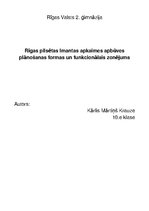 Summaries, Notes 'Rīgas pilsētas Imantas apkaimes apbūves plānošanas formas', 1.