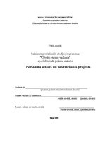 Practice Reports 'Personāla atlases un novērtēšanas projekts', 1.