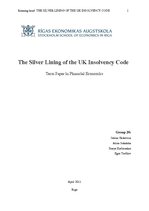 Research Papers 'The Silver Lining of the UK Insolvency Code', 1.