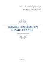 Research Papers 'Referāts par komponistiem K.Sensānss un C.Franks', 1.