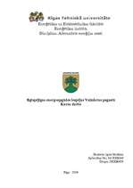 Research Papers 'Ilgtspējīgas energoapgādes iespējas Valmieras pagastā', 1.