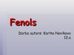 Presentations 'Fenols', 1.