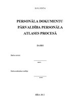 Research Papers 'Personāla dokumentu pārvaldība personāla atlases procesā', 1.