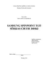 Research Papers 'Samsung Spinpoint T133 sērijas cietie diski', 1.
