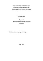 Essays 'Eseja kursā "Preses žurnālistikas metodes un žanri"', 3.