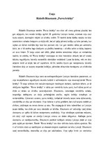Essays 'Rūdolfs Blaumanis „Purva bridējs”', 1.