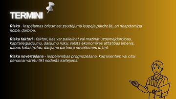 Presentations 'Kravas apdrošināšanas izmaksu un risku ietekme', 6.