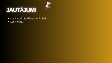 Presentations 'Kravas apdrošināšanas izmaksu un risku ietekme', 14.