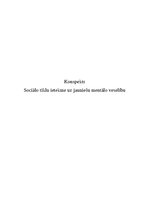 Summaries, Notes 'Sociālo tīklu ietekme uz jauniešu mentālo veselību', 1.