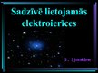 Presentations 'Sadzīvē lietojamās elektroierīces', 1.