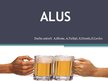 Presentations 'Alus', 1.