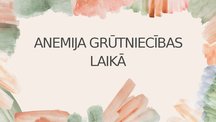 Presentations 'Anemija grūtniecības laikā', 1.