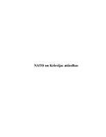 Research Papers 'NATO un Krievijas attiecības', 1.